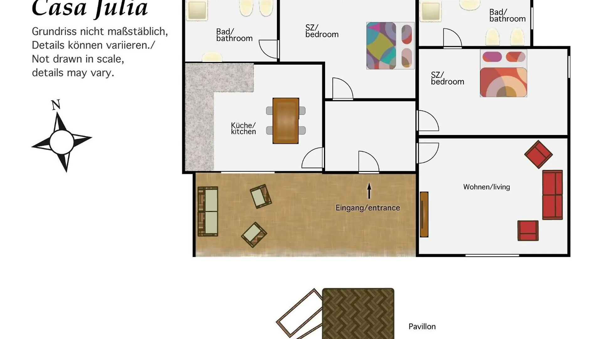 Guía de Isora Apartment Mit Terrasse, Pool Und Garten  Guía de Isora